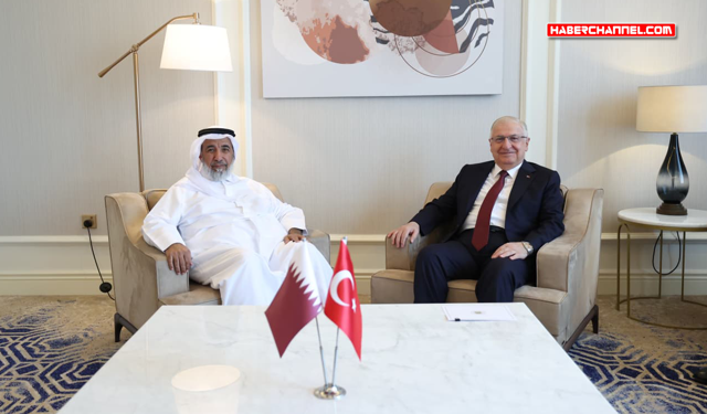 Bakan Yaşar Güler, Katar Evkaf ve Şeriye Bakanı Al Ghanem ile görüştü
