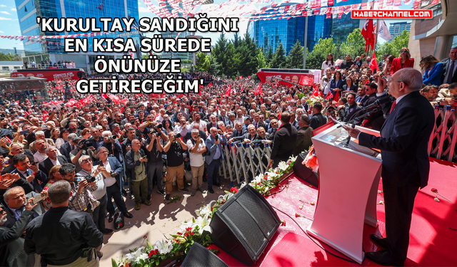 Kemal Kılıçdaroğlu, parti genel merkezinde 'Halkla Bayramlaşma' programında konuştu