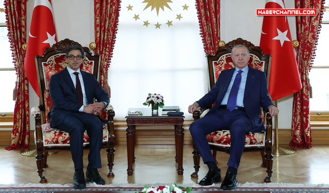 Cumhurbaşkanı Erdoğan, BAE Devlet Başkanı yardımcısı Şeyh Mansur Bin Zayid Al Nahyan’ı kabul etti