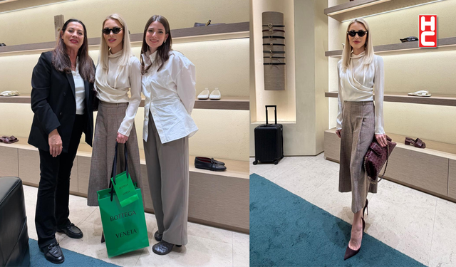 Aslı Sipahi, Bottega Veneta davetinde şıklığıyla büyüledi