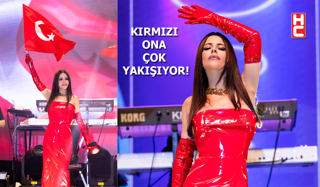 Adana'da ‘19 Mayıs’ coşkusunda Simge Sağın sahne aldı