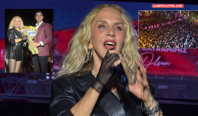 Bodrum’da ‘19 Mayıs’ coşkusunda Sertab Erener sahne aldı