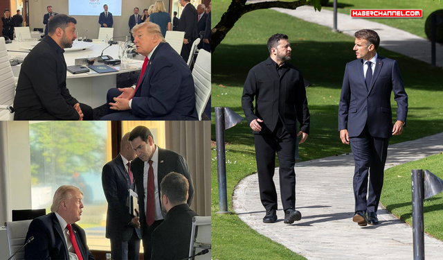 Zelenski, Trump ve Macron ile Fransa'da görüştü