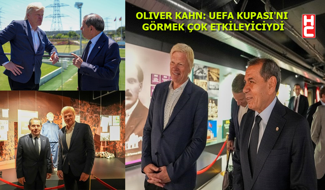 Oliver Kahn ve Dursun Özbek bir araya geldi