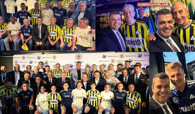 Barış Baran Aras, Fenerbahçe’nin yeni sezon forma tanıtımında efsanelerle buluştu