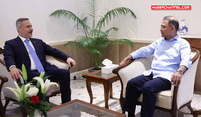 Dışişleri Bakanı Hakan Fidan, Bangladeş Başbakanı Rahman tarafından kabul edildi