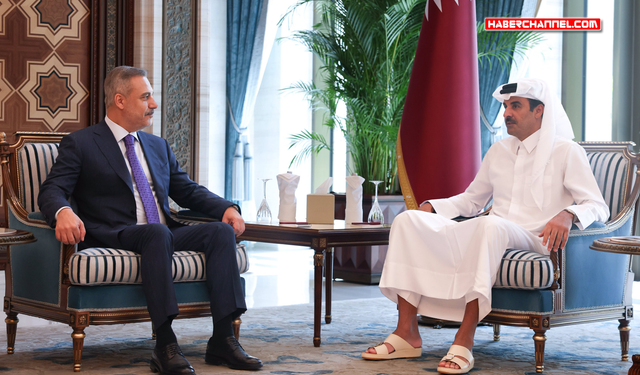 Bakan Hakan Fidan, Doha'da Katar Emiri Al Sani tarafından kabul edildi