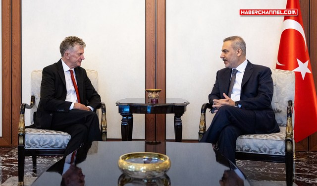 Bakan Hakan Fidan, Birleşik Krallık Ulusal Güvenlik Danışmanı Jonathan Powell’ı kabul etti
