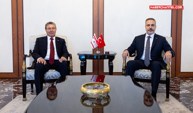 Bakan Hakan Fidan, KKTC Başbakanı Ünal Üstel ile görüştü