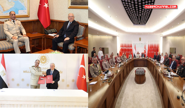 Bakan Yaşar Güler, Mısırlı mevkidaşı Ashraf Salem Zaher ile görüştü