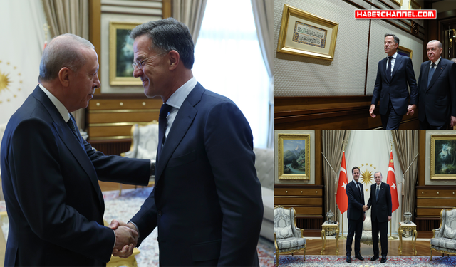 Cumhurbaşkanı Erdoğan, NATO Genel Sekreteri Rutte'yi kabul etti