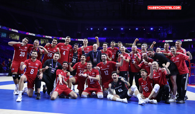 A Milli Erkek Voleybol Takımı, Sırbistan'ı set vermeden geçti
