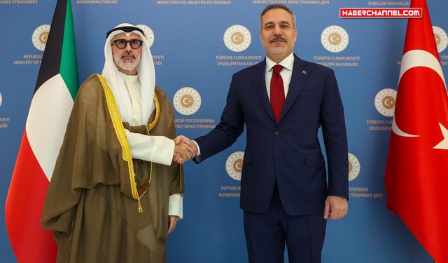 Bakan Hakan Fidan, Kuveytli mevkidaşı Al-Sabah ile görüştü