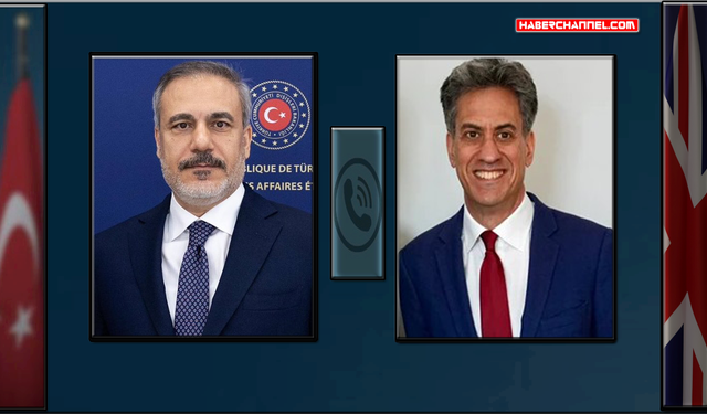 Bakan Hakan Fidan, Birleşik Krallık Dışişleri Bakanı Ed Miliband ile görüştü