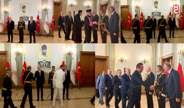 İstanbul Valiliği'nde 30 Ağustos Zafer Bayramı töreni
