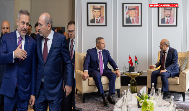 Bakan Hakan Fidan, Ürdün'de mevkidaşı Ayman Safadi ile görüştü