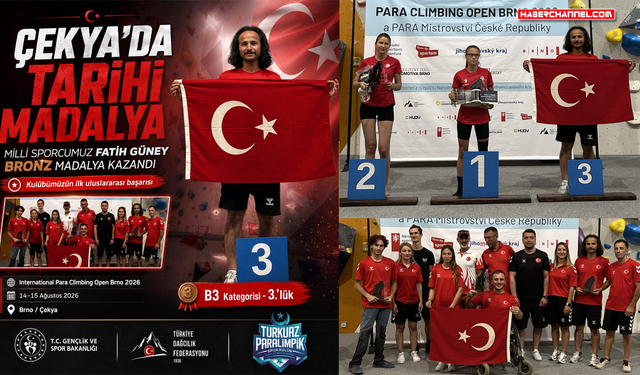 Görme engelli milli sporcu Fatih Güney’den Çekya’da madalya