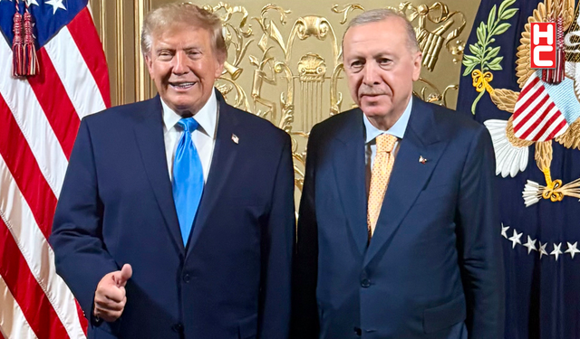 Cumhurbaşkanı Erdoğan, Trump'ın devlet başkanları onuruna verdiği davete katıldı