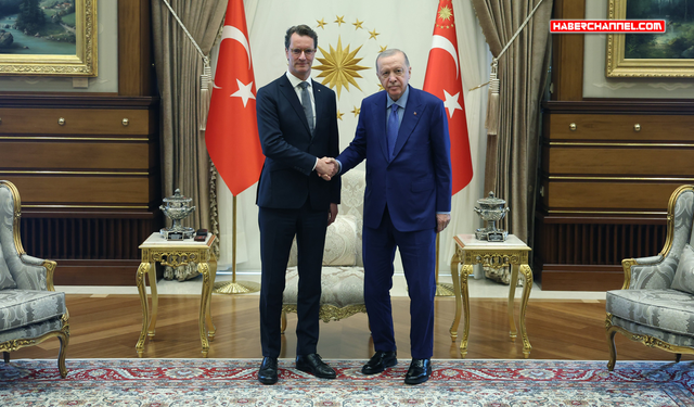 Cumhurbaşkanı Erdoğan, Almanya'nın Kuzey Ren-Vestfalya Eyaleti Başbakanı Wüst'ü kabul etti