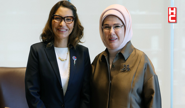Emine Erdoğan, Brezilya Devlet Başkanı'nın eşi Rosaangela Silva ile görüştü