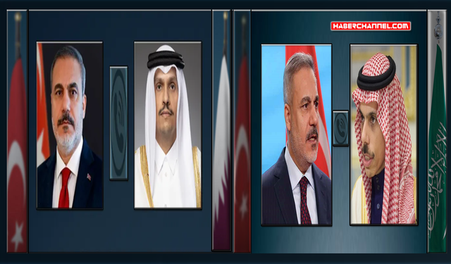 Bakan Fidan, Katarlı mevkidaşı Al Sani ve Suudi Arabistanlı mevkidaşı Al Suud ile görüştü