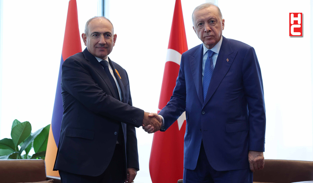 Cumhurbaşkanı Erdoğan, Ermenistan Başbakanı Nikol Paşinyan'ı kabul etti