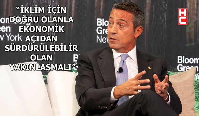 Ali Koç, New York İklim Haftası'nda konuştu