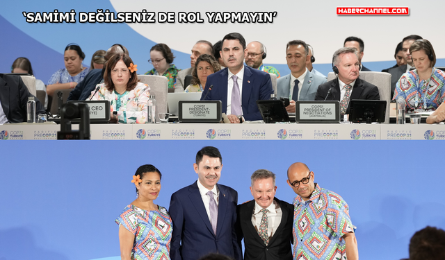 COP31 Başkanı Murat Kurum, Fiji’deki Pre-COP toplantılarında konuştu
