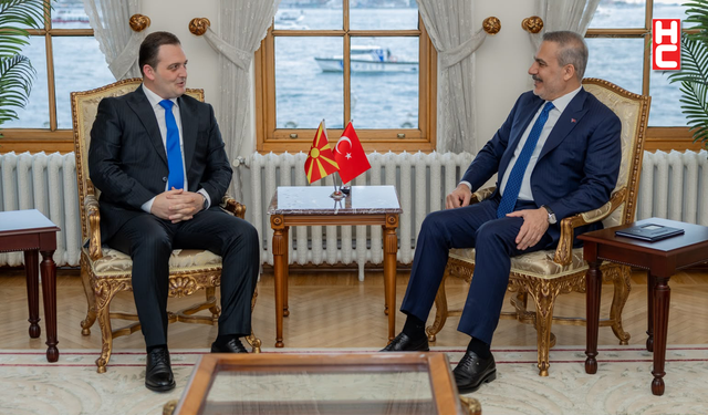 Dışişleri Bakanı Fidan, Kuzey Makedonya Devlet Bakanı Zeynula ile görüştü