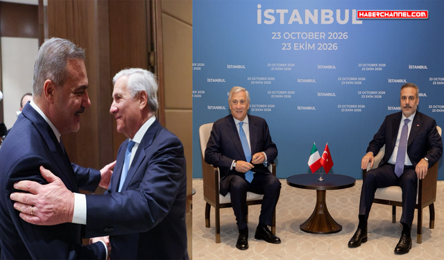 Bakan Hakan Fidan, İtalya Dışişleri Bakanı Antonio Tajani ile bir araya geldi