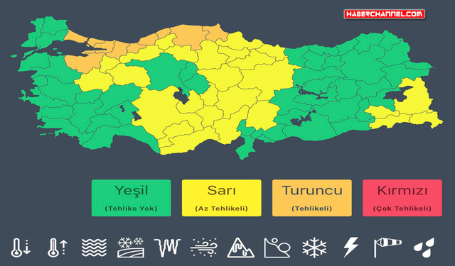 Bakan Murat Kurum: "10 ilde turuncu, 26 ilde sarı kodlu uyarı var"