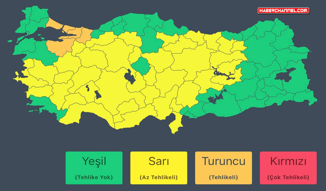 İçişleri Bakanlığı'ndan 'sağanak' ve 'fırtına' uyarısı!