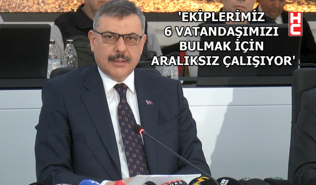 Bakan Mustafa Çiftçi, sağanak nedeniyle yürütülen çalışmalara ilişkin açıklamalarda bulundu