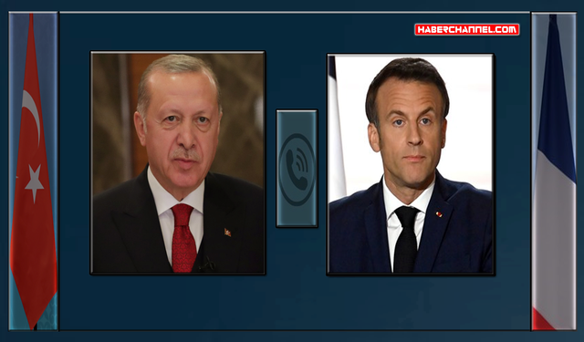 Cumhurbaşkanı Erdoğan, Fransa Cumhurbaşkanı Macron ile görüştü