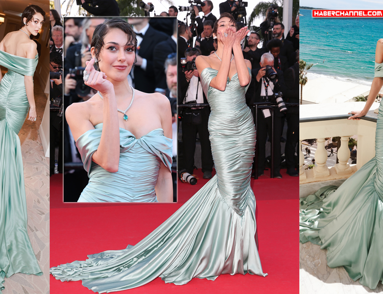 Dilan Çiçek Deniz, Cannes'da ışıltılı ve zarif stiliyle büyüledi