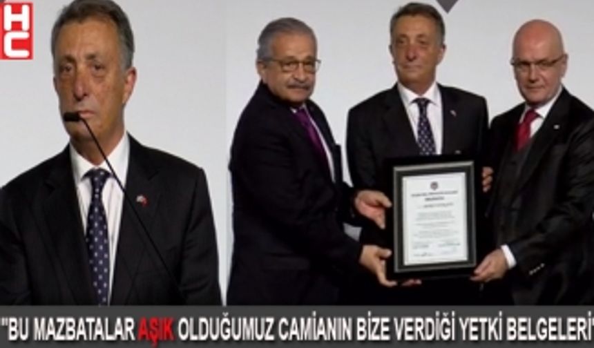 "BU MAZBATALAR AŞIK OLDUĞUMUZ CAMİANIN BİZE VERDİĞİ YETKİ BELGELERİ"