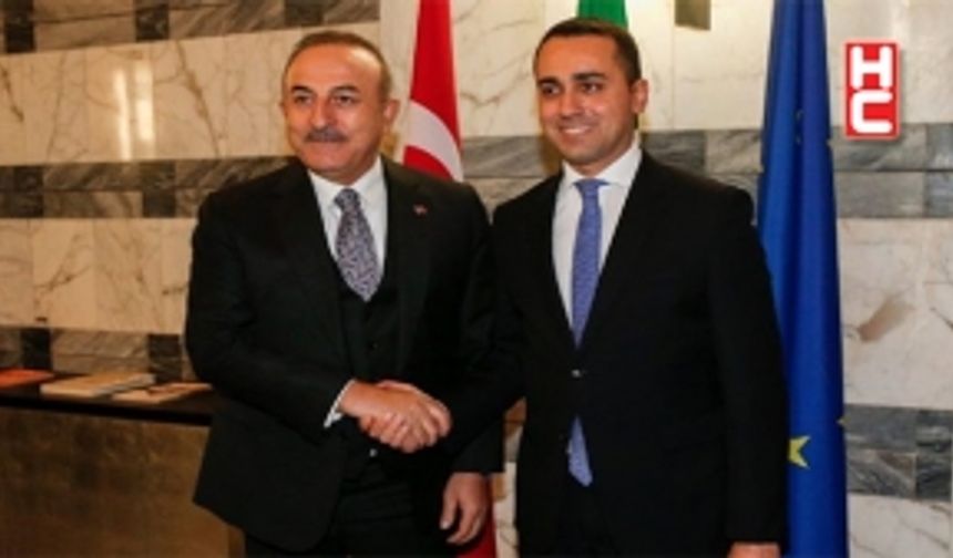 Çavuşoğlu, Luigi Di Maio ile görüştü