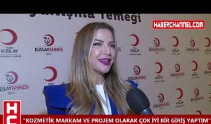 IVANA SERT: "KOZMETİK MARKAM VE PROJEM OLARAK ÇOK İYİ BİR GİRİŞ YAPTIM"