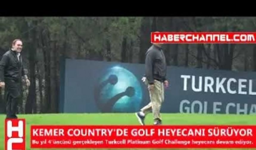 KEMER COUNTRY'DE GOLF HEYECANI SÜRÜYOR