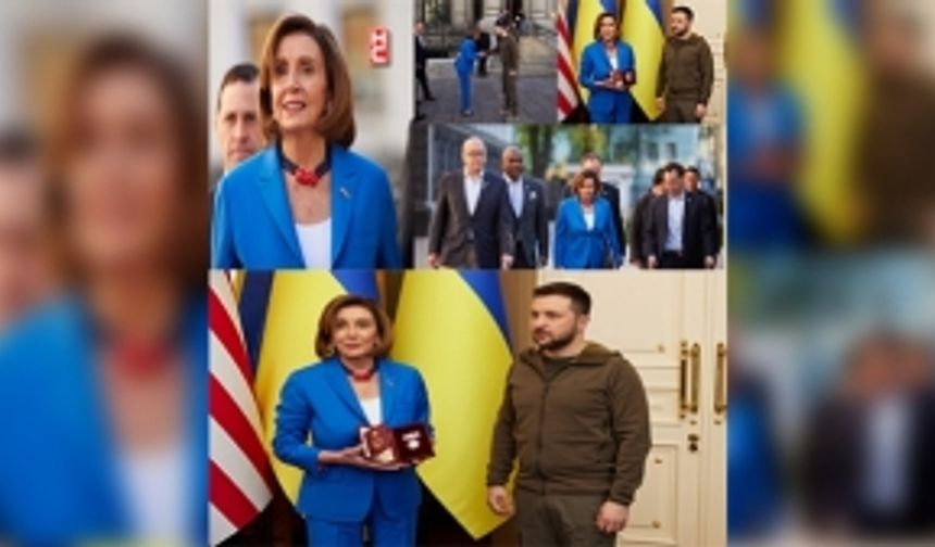 Nancy Pelosi, Volodimir Zelenski ile görüştü