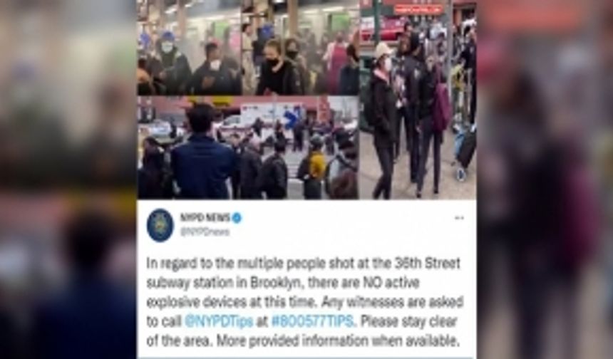 New York metrosunda silahlı saldırı: Yaralılar var...
