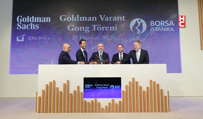 Borsa İstanbul’da Gong, 'Goldman Varant' için çaldı...