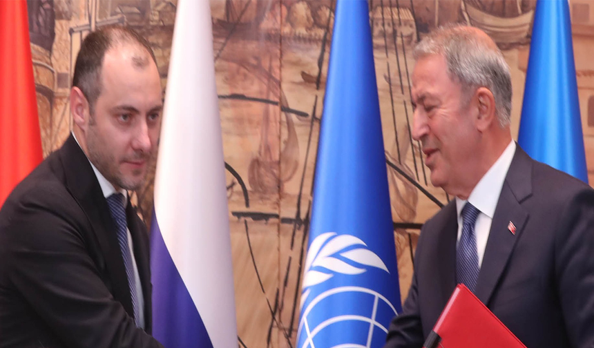 Bakan Hulusi Akar, Ukrayna Altyapı Bakanı Kubrakov ile görüştü