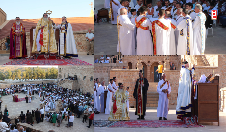 5 bin Süryani, 'Mor Gabriel Manastırı'nda kutsal günleri için buluştu