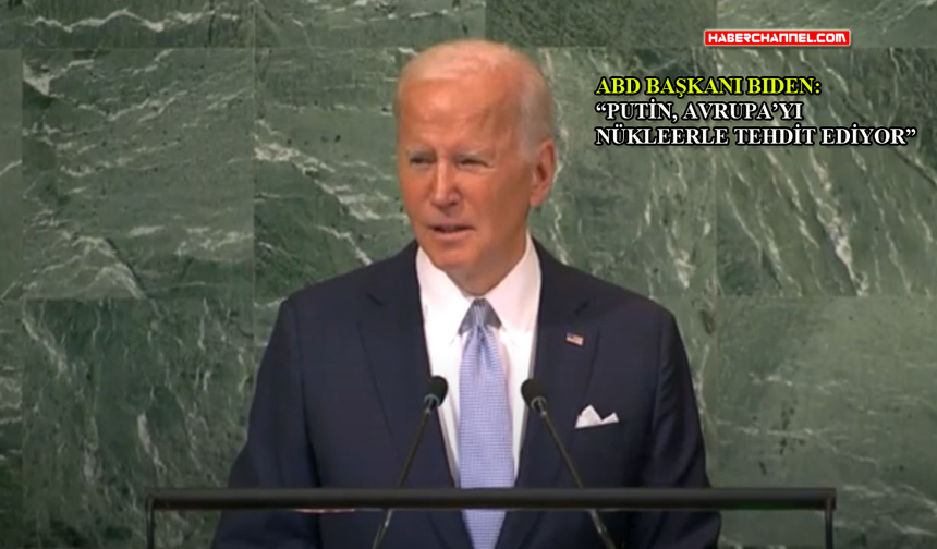 ABD Başkanı Joe Biden, BM Genel Kurulu’nda Rusya’yı hedef aldı