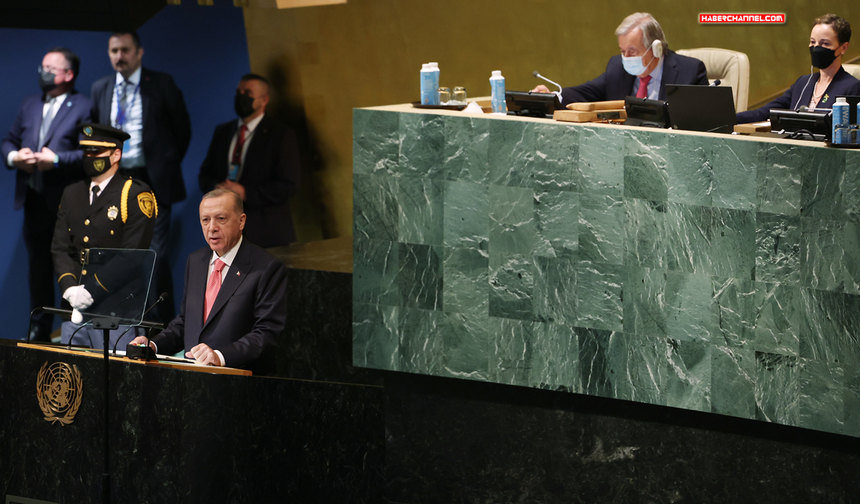 Cumhurbaşkanı Erdoğan, BM Genel Kurulu'nda konuştu!