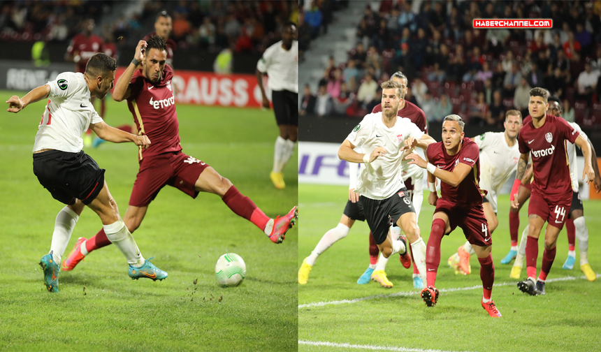 Sivasspor, deplasmanda Romanya ekibi CFR Cluj'u 1-0 mağlup etti