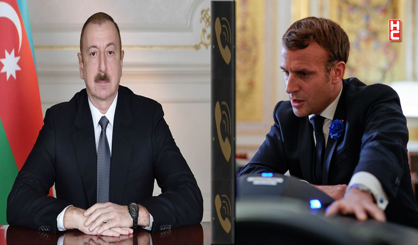 İlham Aliyev, Emmanuel Macron ile telefonda görüştü