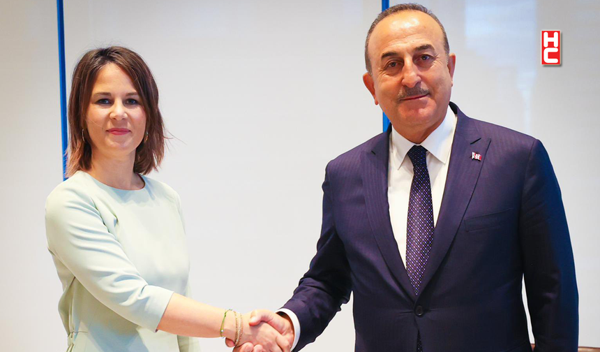 Bakanı Çavuşoğlu, Almanya Dışişleri Bakanı Baerbock ile görüştü