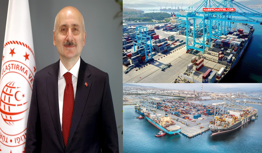 Bakan Karaismailoğlu: "8 ayda limanlarda 365,1 ton yük elleçlendi"